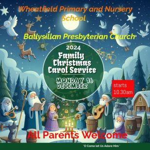 Family Christmas Carol Service at Ballysillan Presbyterian Church 